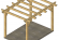 Pérgola Recta 4x3 m 