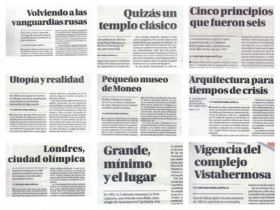 Artículos Arte y Letras, Diario Información