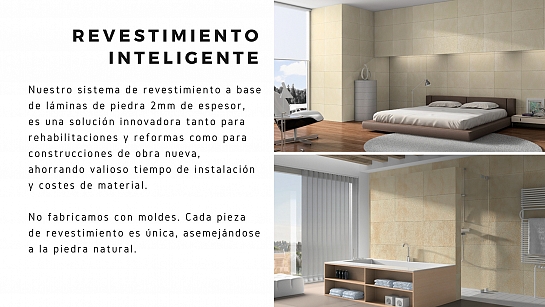 Revestimiento de Piedra de 2mm ligero y flexible